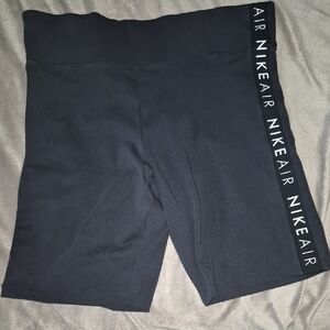 Nike Black Women’s Bike Shorts with Branded Side Tape